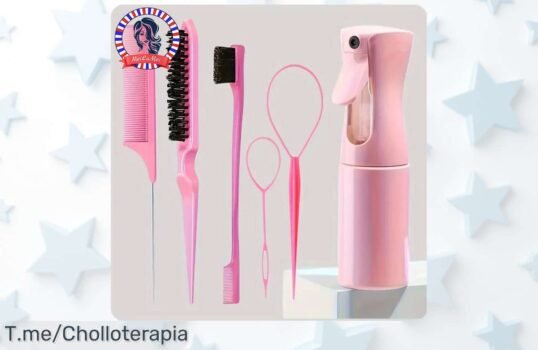 Transforma tu cabello con nuestro set de cepillos y sprays, ¡una herramienta nunca vista! Aprovecha este ofertón limitado y brilla como una estrella ahora mismo