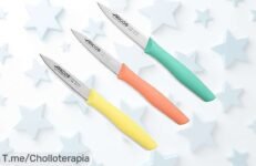 Transforma tu cocina con el Arcos Set de Cuchillos Mondadores a un precio loco, cortan como un sueño y hacen pelar frutas fácil ¡Compra ya antes que se agoten!