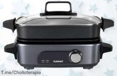 Transforma tu cocina con el Cuisinart 5 en 1 y sorpréndete al preparar tus platos favoritos en solo 6 minutos, ¡aprovecha este ofertón antes de que se agote!