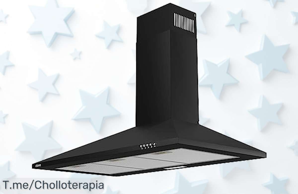 Transforma tu cocina con la CIARRA CAB9201A: extracción potente, diseño elegante y ambiente fresco. ¡No pierdas este super chollo antes de que se agote!