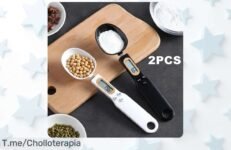 Transforma tu cocina con la mini báscula de cuchara digital a un precio loco: mide tus ingredientes con precisión y facilita cada receta ¡Compra ahora antes de que se agote!