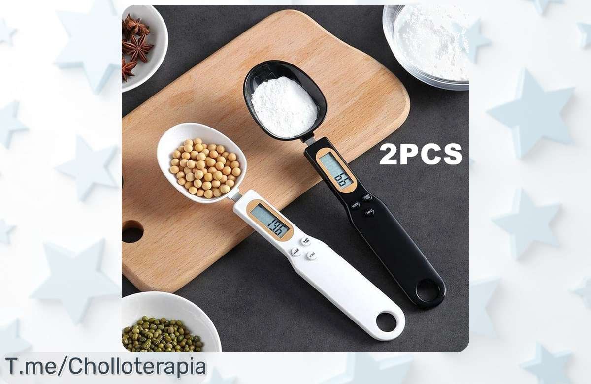 Transforma tu cocina con la mini báscula de cuchara digital a un precio loco: mide tus ingredientes con precisión y facilita cada receta. ¡Compra ahora antes de que se agote!