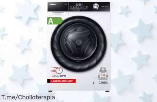 Transforma tu colada en diversión con la lavadora Corbero de 7 Kg, motor inverter y puerta XXL: ¡Super chollo que no podrás dejar escapar! Compra ya este ofertón limitado