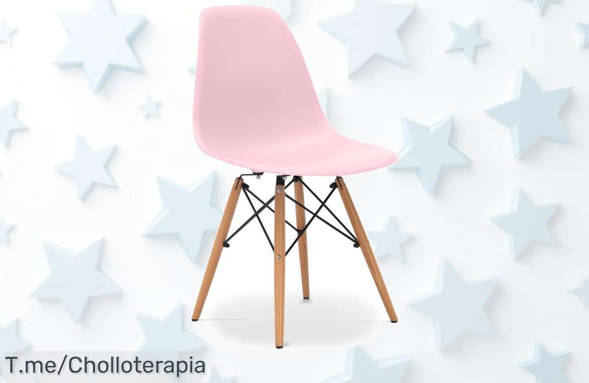 Transforma tu comedor con la silla escandinava que todos desean, diseño espectacular y comodidad inigualable. ¡Aprovecha este super chollo antes de que se agote!