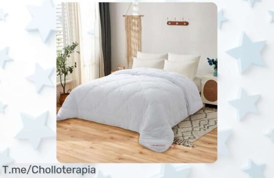 Transforma tu descanso con el Edredón Nórdico 4 Estaciones NOVOTEXTIL, ¡super chollo para cualquier clima! Compra ahora y asegura un sueño de rey antes que se agote esta oferta única