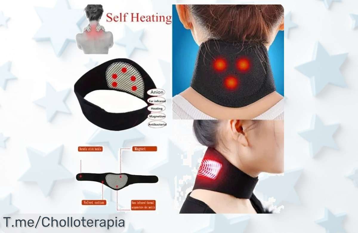 Transforma tu descanso con el soporte magnético de autocalentamiento que alivia el dolor al instante, no te pierdas este super chollo antes de que se agote.