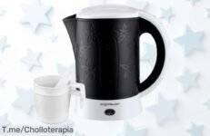 Transforma tu día a día con el Aigostar Cooltravel: Hervidor compacto, libre de BPA y apagado automático ¡Super chollo limitado que no puedes dejar pasar! Compra ahora y calienta al instante