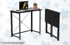Transforma tu espacio con el Mágico Escritorio Plegable Rynview, ideal para organizar tu vida ¡No dejes pasar este ofertón limitado y aprovecha el precio loco ahora!