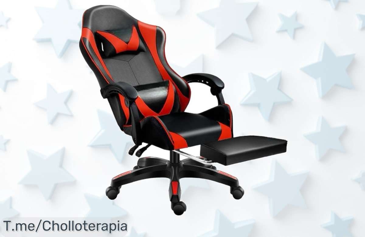 Transforma tu espacio con la Silla Gaming que todos desean. Diseño ergonómico y moderno para jugar y trabajar con estilo. ¡Aprovecha este ofertón exclusivo, stock limitado!