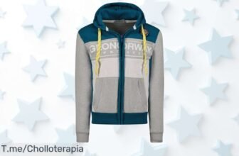 Transforma tu estilo con la sudadera Geographical Norway Gweny a precio loco y ahorra un montón, ¡aprovecha este ofertón antes de que se acabe!