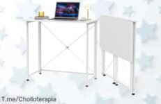 Transforma tu hogar con el Escritorio Plegable Rcynview: Elegante, funcional y a un precio loco ¡No dejes escapar esta oferta única antes de que se agote!