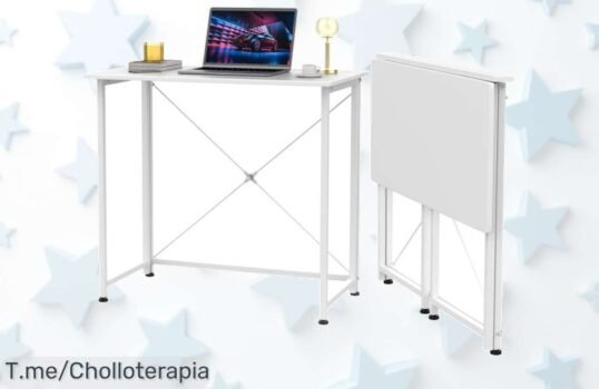 Transforma tu hogar con el Escritorio Plegable Rcynview: Elegante, funcional y a un precio loco ¡No dejes escapar esta oferta única antes de que se agote!