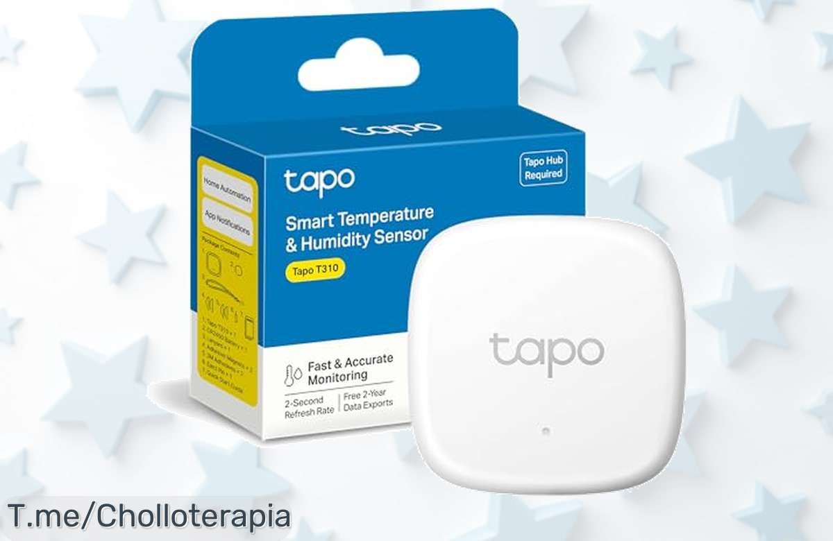 Transforma tu hogar con el TPLink Tapo T310: sensor de temperatura y humedad cada 2 segundos, ¡super chollo por tiempo limitado! Compra ahora antes que se agote.