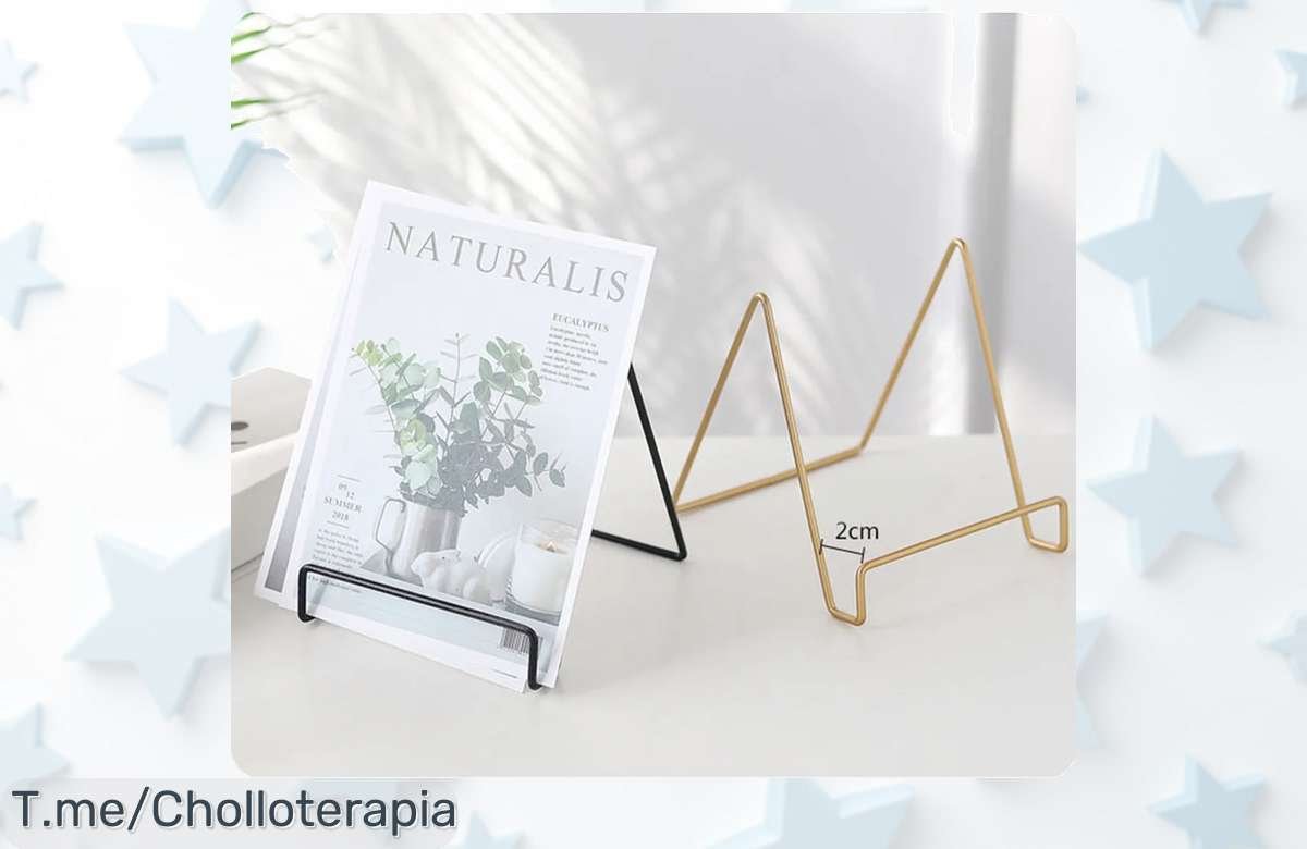 Transforma tu hogar con el soporte de exhibición de revistas: una pieza única a un precio loco que organiza y sorprende. ¡Compra ahora antes que se agoten!