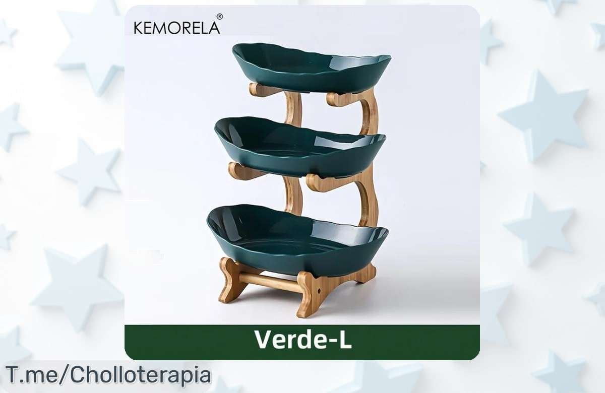 Transforma tu hogar con el tazón de frutas más elegante del mercado y sorprende a todos tus invitados. Aprovecha este super chollo antes de que se agoten, ¡compra ya!