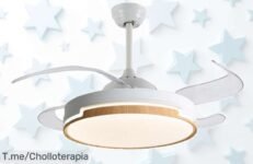 Transforma tu hogar con el ventilador de techo LedHogar: ¡ofertón único con 6 velocidades, luz LED y mando a distancia! No dejes pasar este super chollo, actúa ya