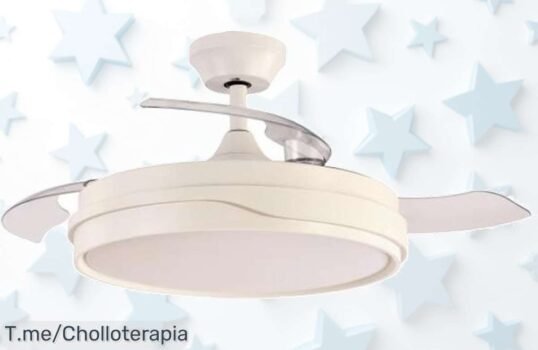Transforma tu hogar con el ventilador de techo que todos quieren: 4 palas mágicas y luz LED regulable ¡Aprovecha este ofertón único antes de que se agote!