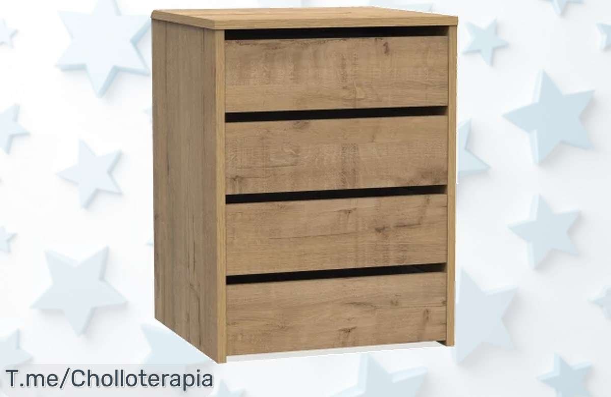 Transforma tu hogar con la Cajonera 4 Cajones Carrefour Home a un precio loco y nunca visto, ¡hazte con este super chollo antes de que se agote!