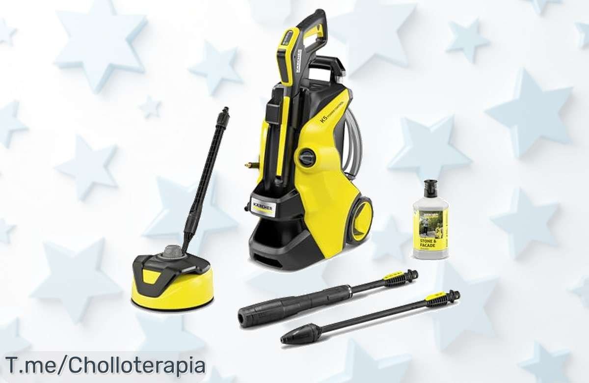 Transforma tu hogar con la Kärcher K 5 Power Control: super chollo para limpiar todo en un dos por tres. No dejes pasar este ofertón limitado, ¡compra ya antes de que se agote!