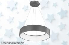 Transforma tu hogar con la lámpara colgante WOFI, bombillas incluidas y estilo gris ¡Ofertón nunca visto! Aprovecha el descuento brutal antes de que se agote Compra ya y brilla