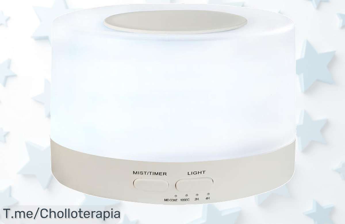 Transforma tu hogar en un oasis de paz con nuestro humidificador de aromaterapia a precio loco, disfruta su luz nocturna y respiración feliz ¡Compra ya antes que se agoten!