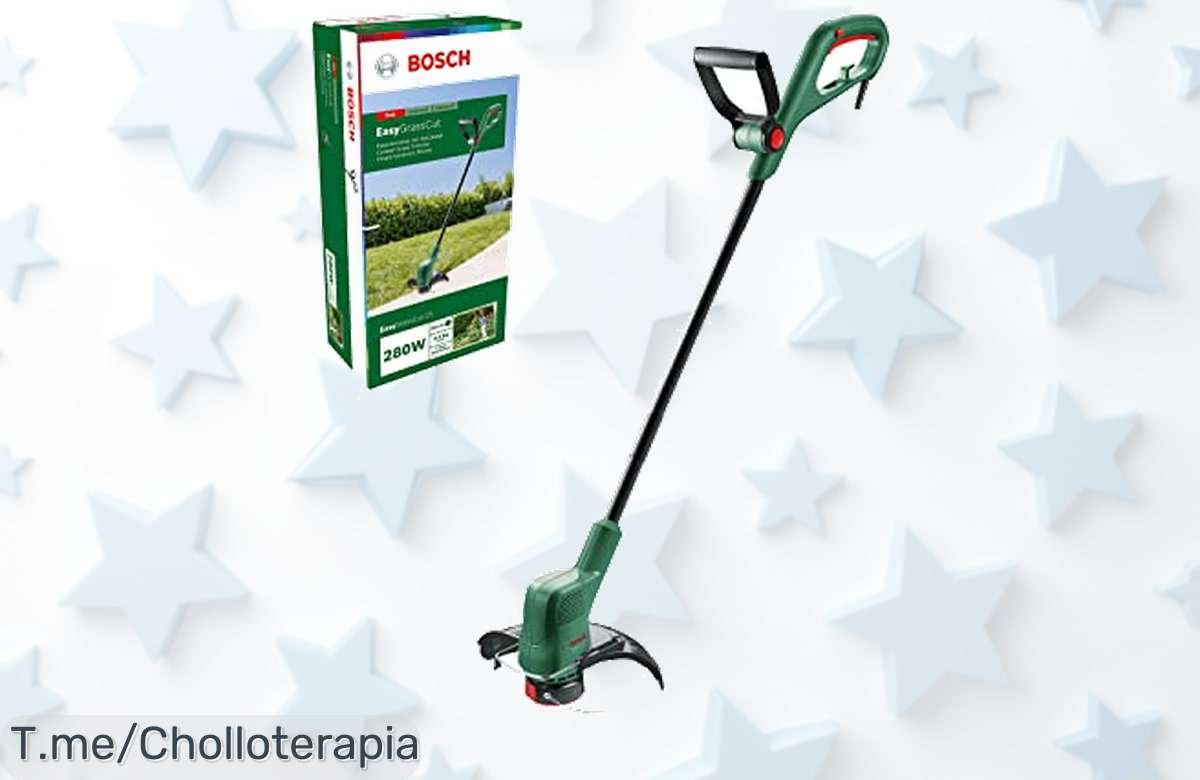 Transforma tu jardín con el cortabordes EasyGrassCut 23 y disfruta de un corte limpio sin enredos ¡Aprovecha esta oferta loca antes de que se acabe, corre por el tuyo!