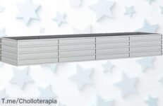 Transforma tu jardín hoy con el arriate jardinera vidaXL, resistente y perfecto para cualquier clima a un precio loco ¡No dejes escapar este ofertón limitado!