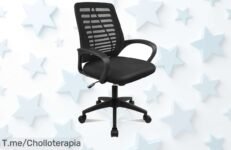 Transforma tu jornada laboral con la mejor silla de oficina: soporte lumbar y tela transpirable a un precio loco ¡Aprovecha este ofertón limitado ahora mismo!