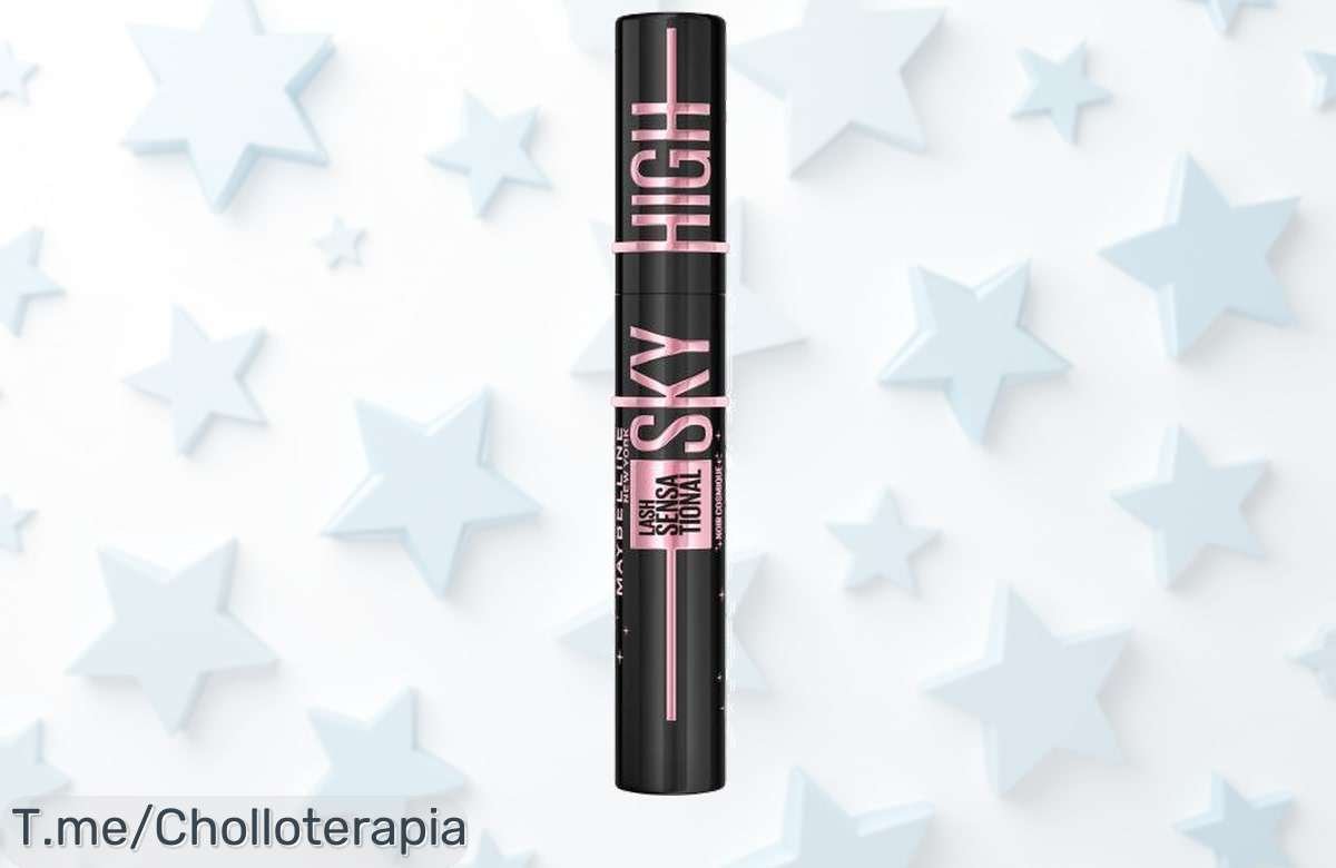 Transforma tu mirada con la Máscara Lash Sensational Sky High Cosmic: volumen increíble y longitud sin límites. ¡No te pierdas este ofertón único, actúa ya!