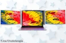 Transforma tu productividad con la pantalla triple FHD de 14 pulgadas: conecta dos pantallas con un solo cable y disfruta de este super chollo Oferta limitada, actúa ya