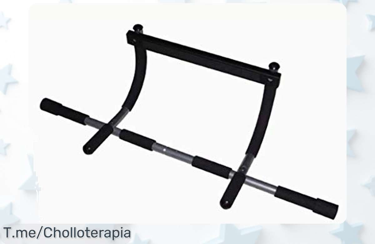 Transforma tu rutina con la barra de dominadas más resistente y fácil de instalar, ¡ofertón limitado para que te ejercites como un pro! Compra ahora antes que se agote.