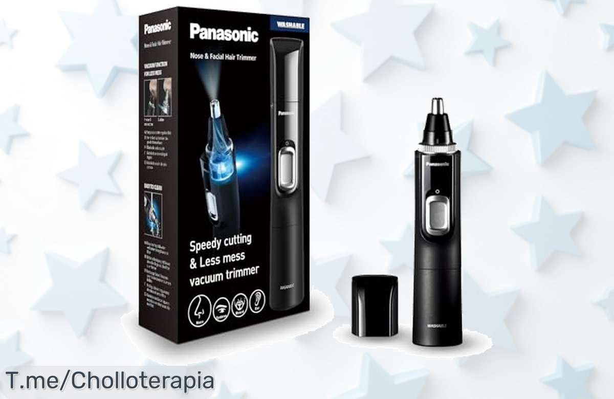 Transforma tu rutina de aseo con el trimmer Panasonic ERGN300K503: corte preciso y sin desorden a un precio loco. ¡No te quedes sin este ofertón, compra ya antes que se agote!
