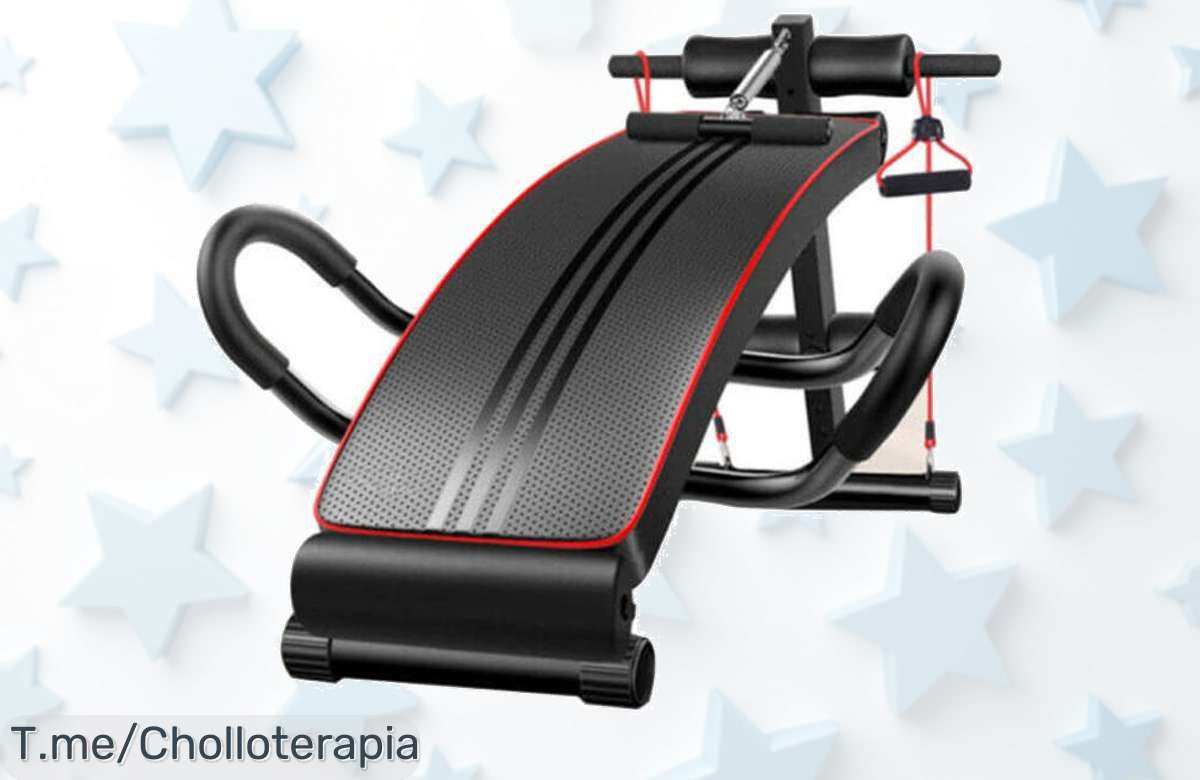 Transforma tu rutina de entrenamiento con el banco abdominal multifuncional a un precio loco; tonifica y fortalece rápidamente. ¡Aprovecha este ofertón antes de que se agote!