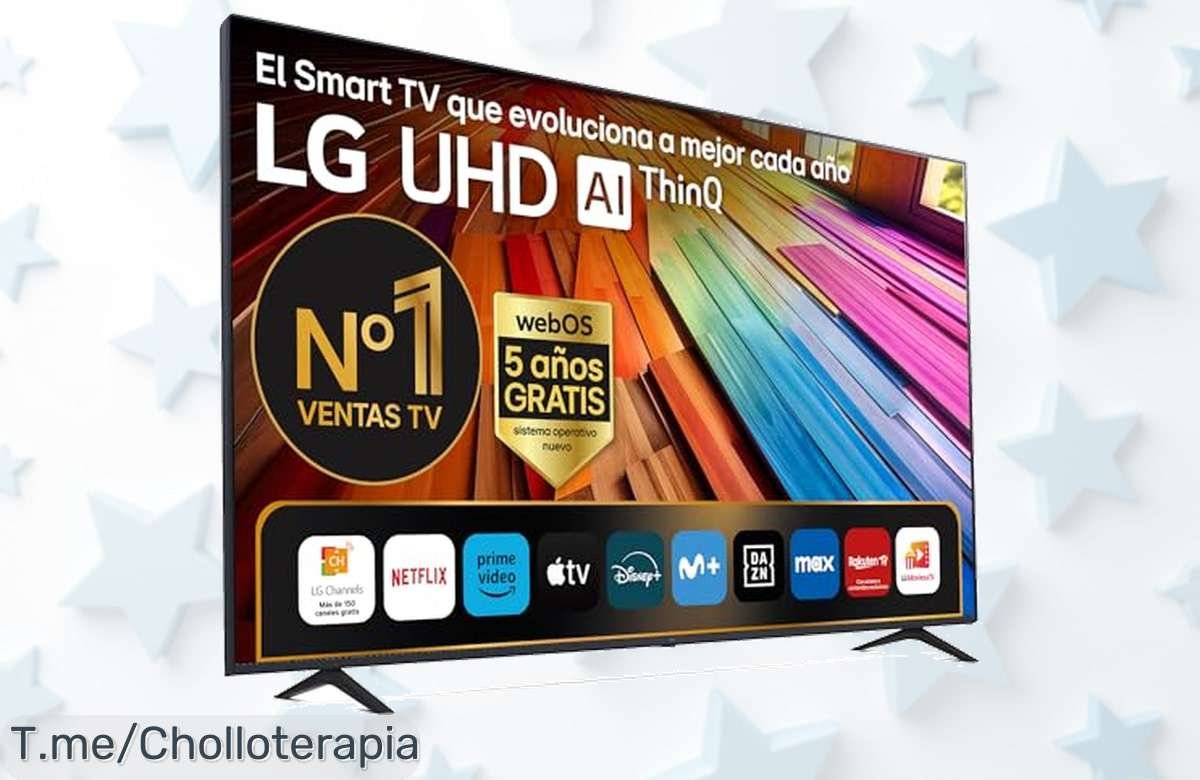 Transforma tu sala con el LG 75UT80006LA: calidad Ultra HD y gaming alucinante a un precio loco. ¡No dejes pasar este ofertón, corre antes de que se agote!