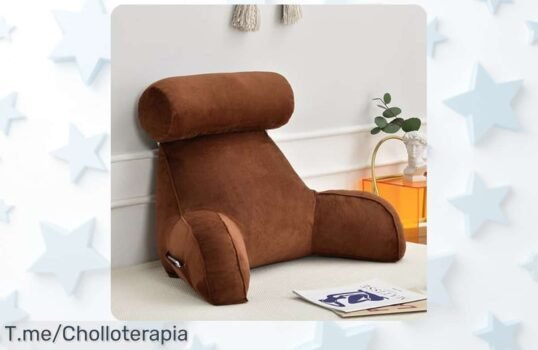 Transforma tu sofá en el lugar más acogedor con nuestro cojín de relax: ¡apoyo perfecto y bolsillo práctico a un precio loco! Aprovecha este ofertón limitado, compra ya