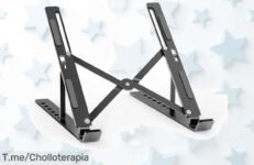 Transforma tu trabajo con el soporte ajustable que mejora tu postura, ¡aprovecha este super chollo antes de que se acabe! Compra ya y sorpréndete con su calidad