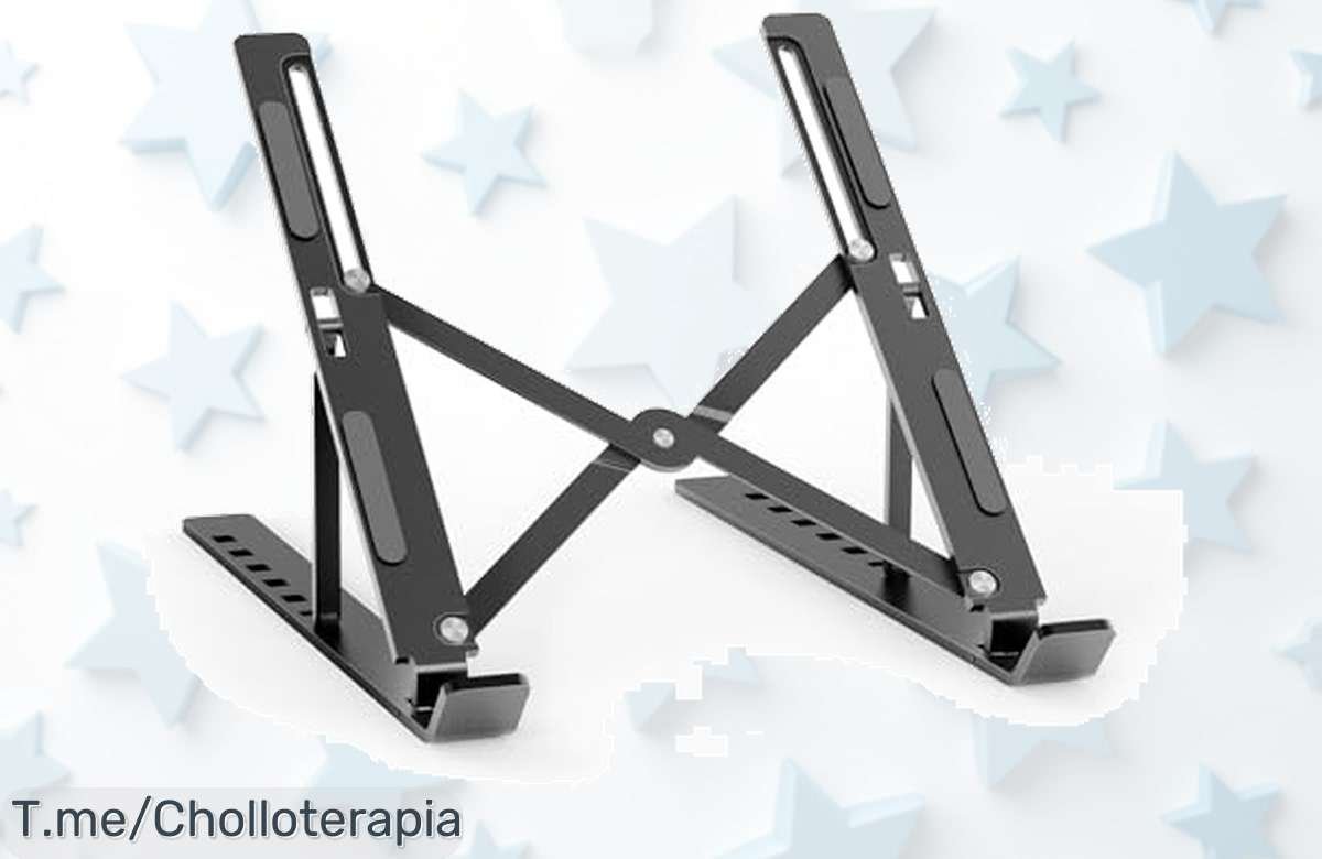 Transforma tu trabajo con el soporte ajustable que mejora tu postura, ¡aprovecha este super chollo antes de que se acabe! Compra ya y sorpréndete con su calidad.