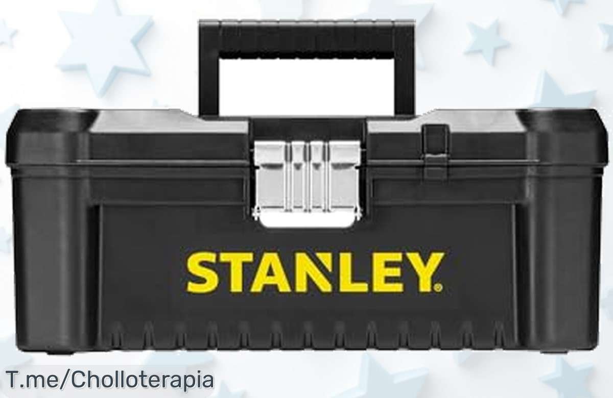 Transforma tu trabajo con la caja de herramientas STANLEY: organización eficiente y cierre seguro a un precio loco. ¡Apresúrate, el super chollo se acaba ya!