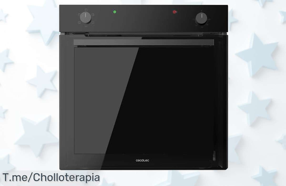 Transforma tus comidas con el horno Cecotec Bolero Hexa de 77L a un precio loco, cocción perfecta y fácil. ¡Aprovecha este ofertón limitado antes que se acabe!