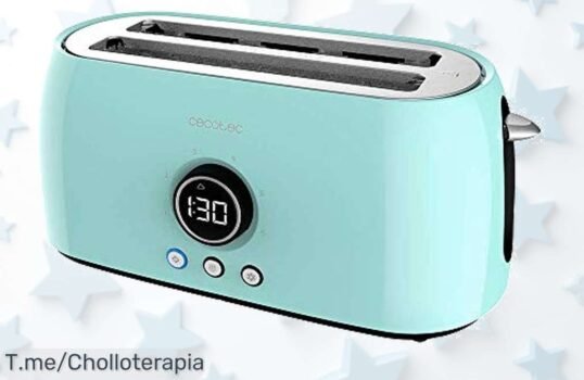 Transforma tus desayunos con la Tostadora Digital ClassicToast 15000 Blue Extra Double, ¡una oferta única de precio loco que no querrás perderte! Consigue tostadas perfectas y deliciosas Apresúrate antes que se agoten