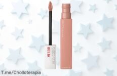 Transforma tus labios con el color intenso de Maybelline Superstay MATTE INK 55, ¡ofertón nunca visto que se queda todo el día! No te quedes sin él, compra ahora y brilla