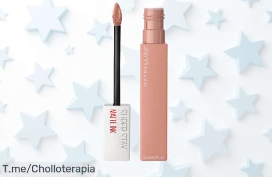 Transforma tus labios con el color intenso de Maybelline Superstay MATTE INK 55, ¡ofertón nunca visto que se queda todo el día! No te quedes sin él, compra ahora y brilla