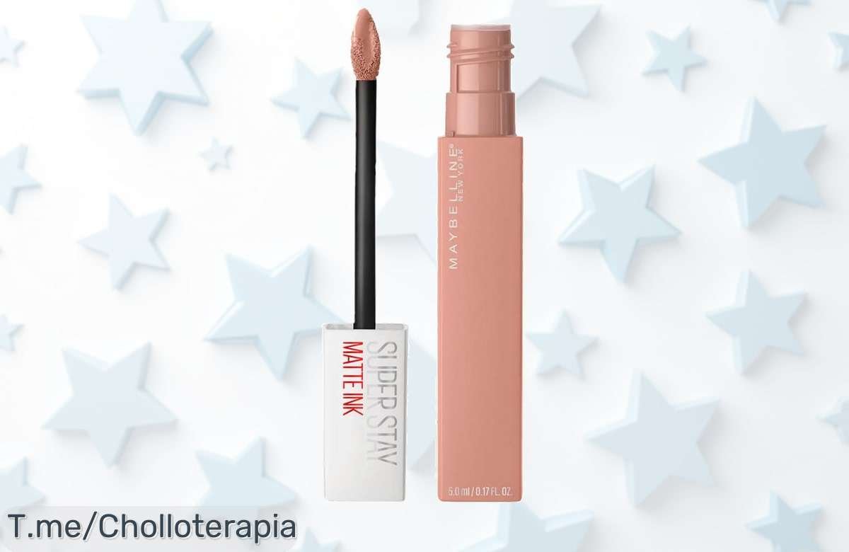 Transforma tus labios con el color intenso de Maybelline Superstay MATTE INK 55, ¡ofertón nunca visto que se queda todo el día! No te quedes sin él, compra ahora y brilla.