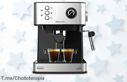 Transforma tus mañanas con la Cecotec Cafetera Express Power Espresso 20 Professionale a un precio loco, disfruta del mejor café en casa ¡Compra ya antes de que se agote!