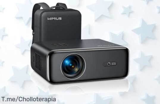 Transforma tus noches de cine con el proyector 4K a precio loco: 25,000 lúmenes y WiFi 6 ¡No te pierdas este super chollo! Compra ya antes que se agote