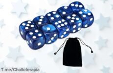 Transforma tus partidas con el super chollo de 10 Dados D6, precisión y durabilidad en cada tiro ¡Hazte con ellos ya antes que se agoten!