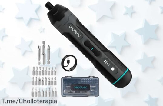 Transforma tus proyectos al instante con el destornillador eléctrico EasyGyro 3000 Pocket, un super chollo que incluye luz LED y potencia regulable ¡No dejes escapar esta oferta limitada!