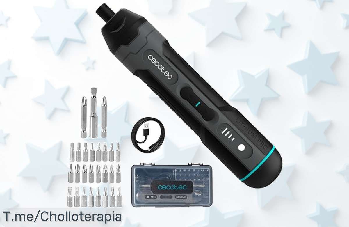 Transforma tus proyectos al instante con el destornillador eléctrico EasyGyro 3000 Pocket, un super chollo que incluye luz LED y potencia regulable. ¡No dejes escapar esta oferta limitada!
