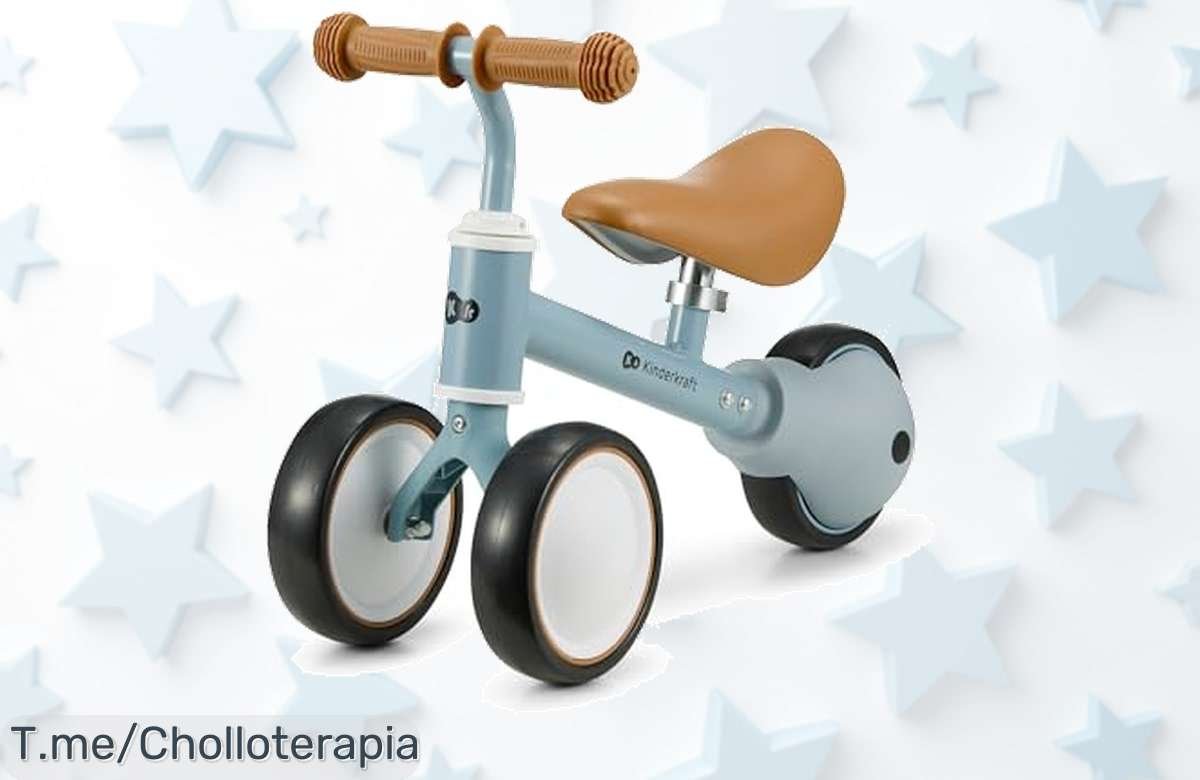 Triciclo Kinderkraft CUTIE 3 en 1: Super chollo para tus peques, seguridad y diversión garantizadas. ¡Aprovecha el ofertón antes de que se agoten!