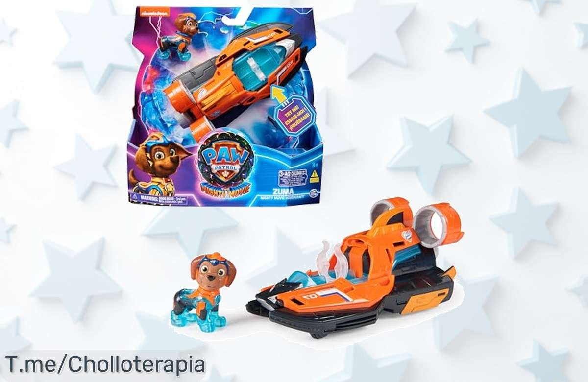 Zuma y su vehículazo aerodeslizante te esperan con un super chollo de diversión ¡Regala sonrisas únicas a los peques antes de que se acabe esta oferta brutal!
